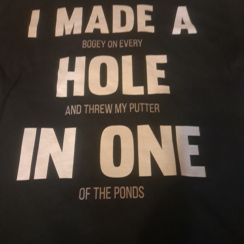 I made a hole in one t shirt XL - Picture 2 of 5